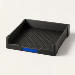 Grafitfarvet 3D-printet Stack opbevaringsbakke
